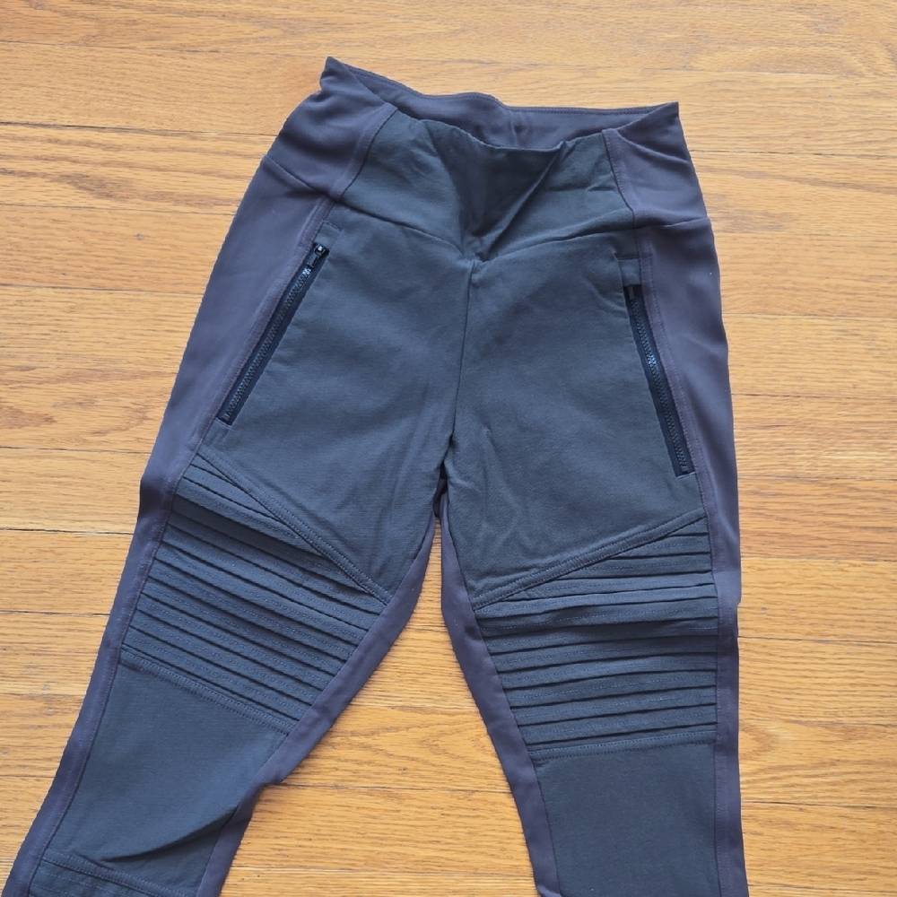 Athleta Headland Hybrid Moto-Style Leggings